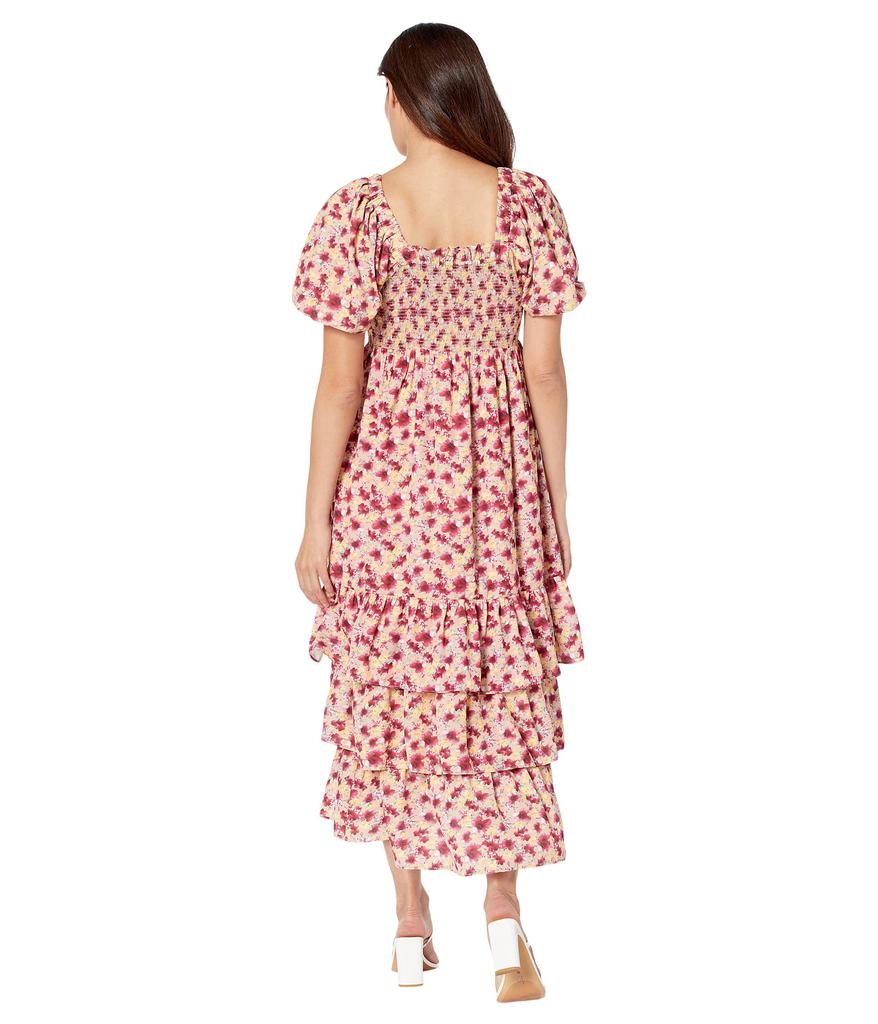 English Factory Floral Print Maxi Dress