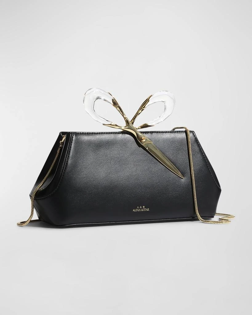 Alexis Bittar The Scissor Leather Clutch Bag 5