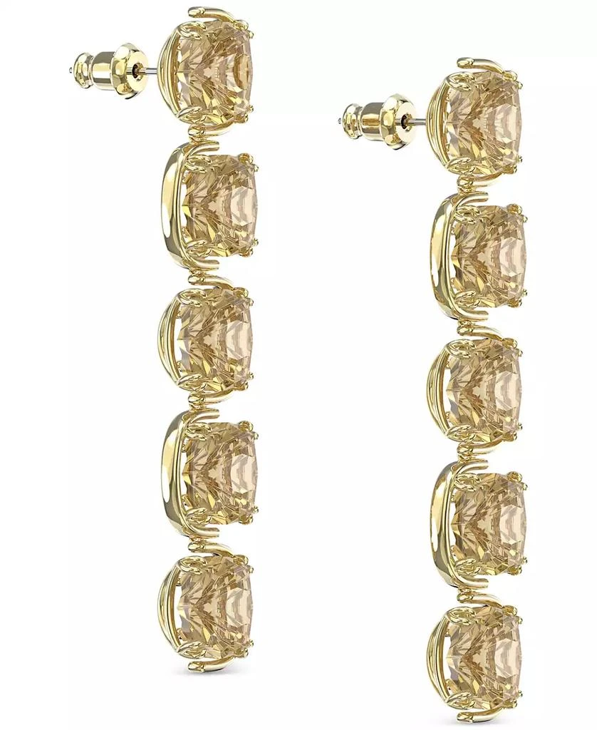 Swarovski Gold-Tone Harmonia Crystal Linear Earrings 5