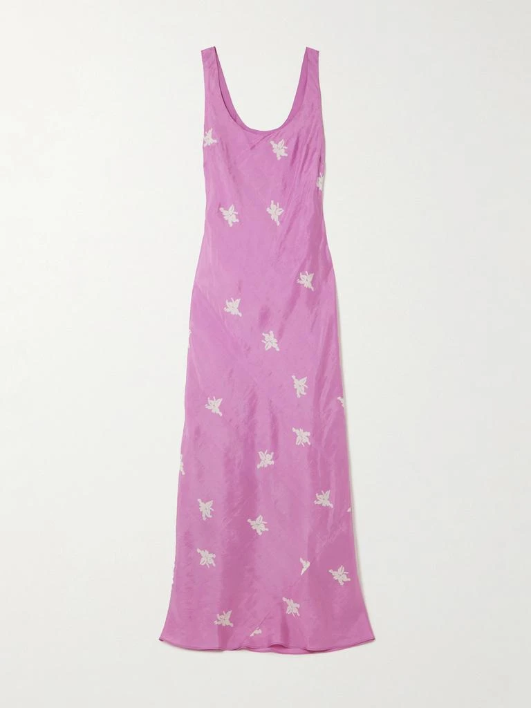 Alix of Bohemia Jasmine Floral-print Silk Midi Dress