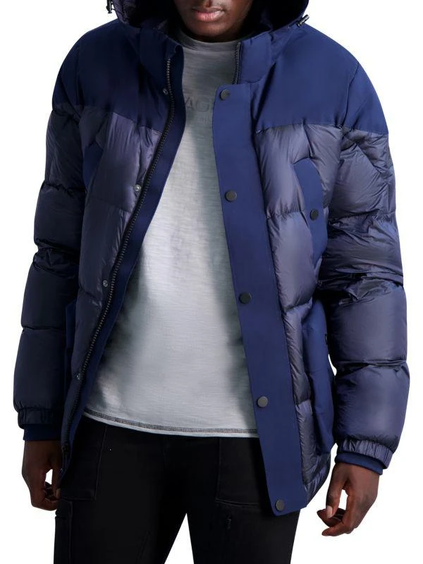 Karl Lagerfeld Paris Hooded Puffer Jacket 1