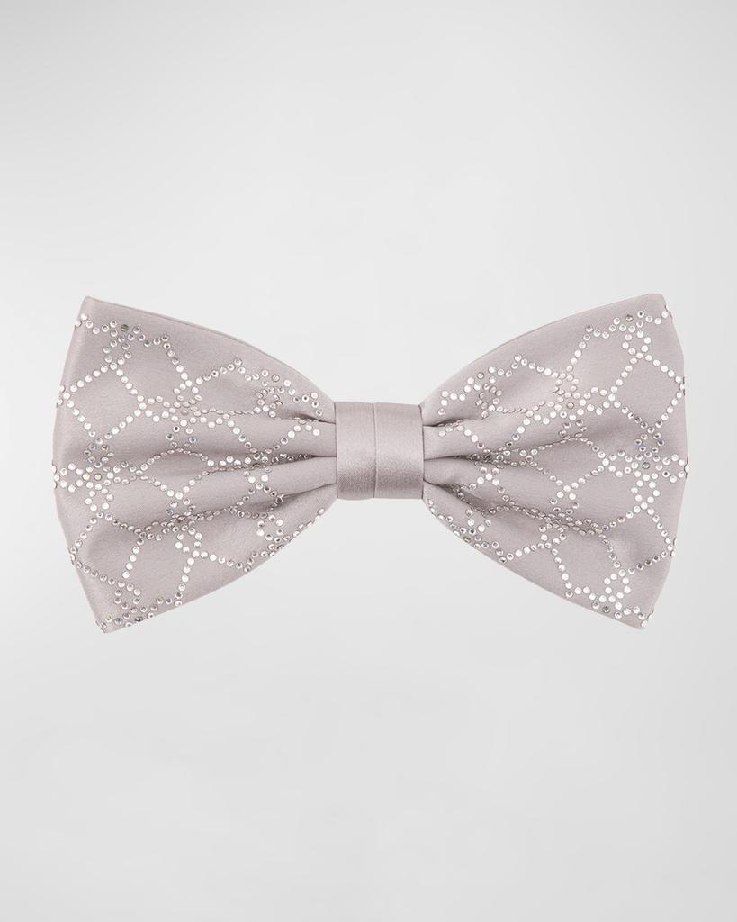 Stefano Ricci Men's Silk Rhinestone Bow Tie