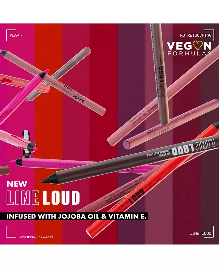 NYX Professional Makeup Line Loud Lip Pencil 7