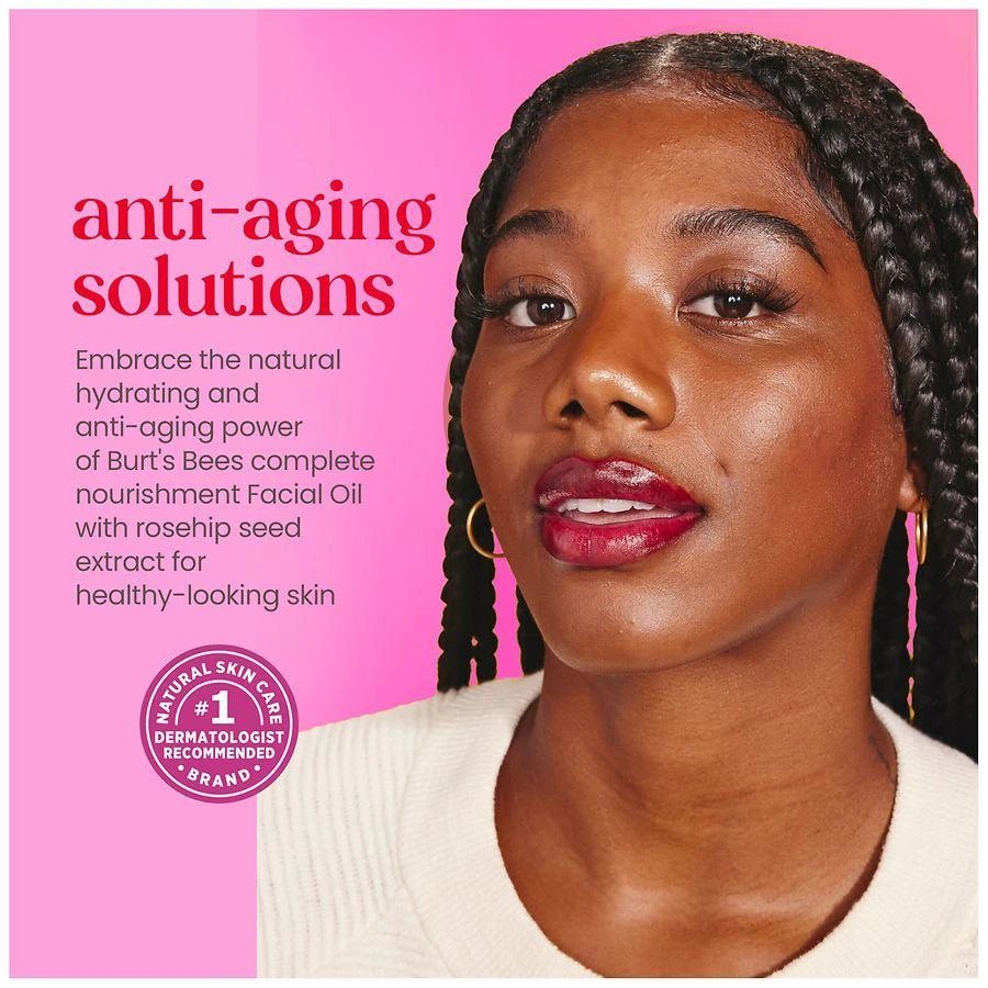 Burt
s Bees Rosehip Seed Extract Rejuvenating Facial Oil Bottle with Dropper 9