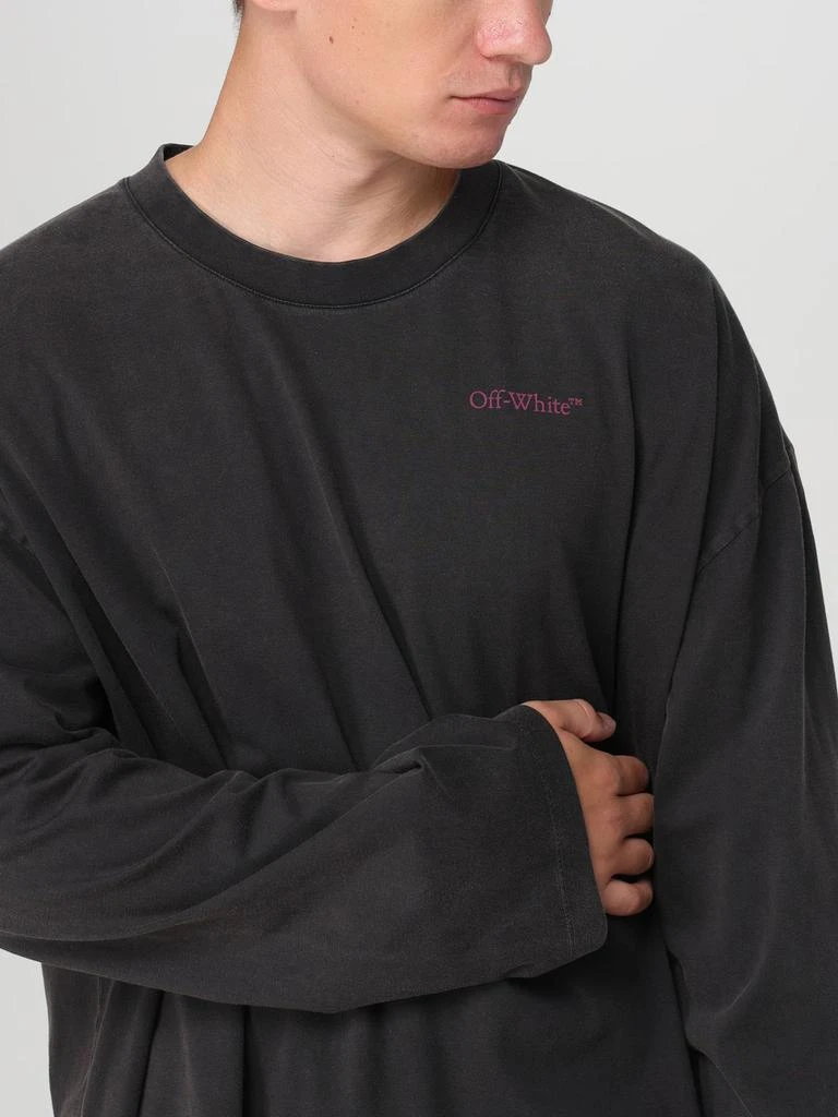 Off-White Off-white long-sleeve cotton t-shirt with print 5