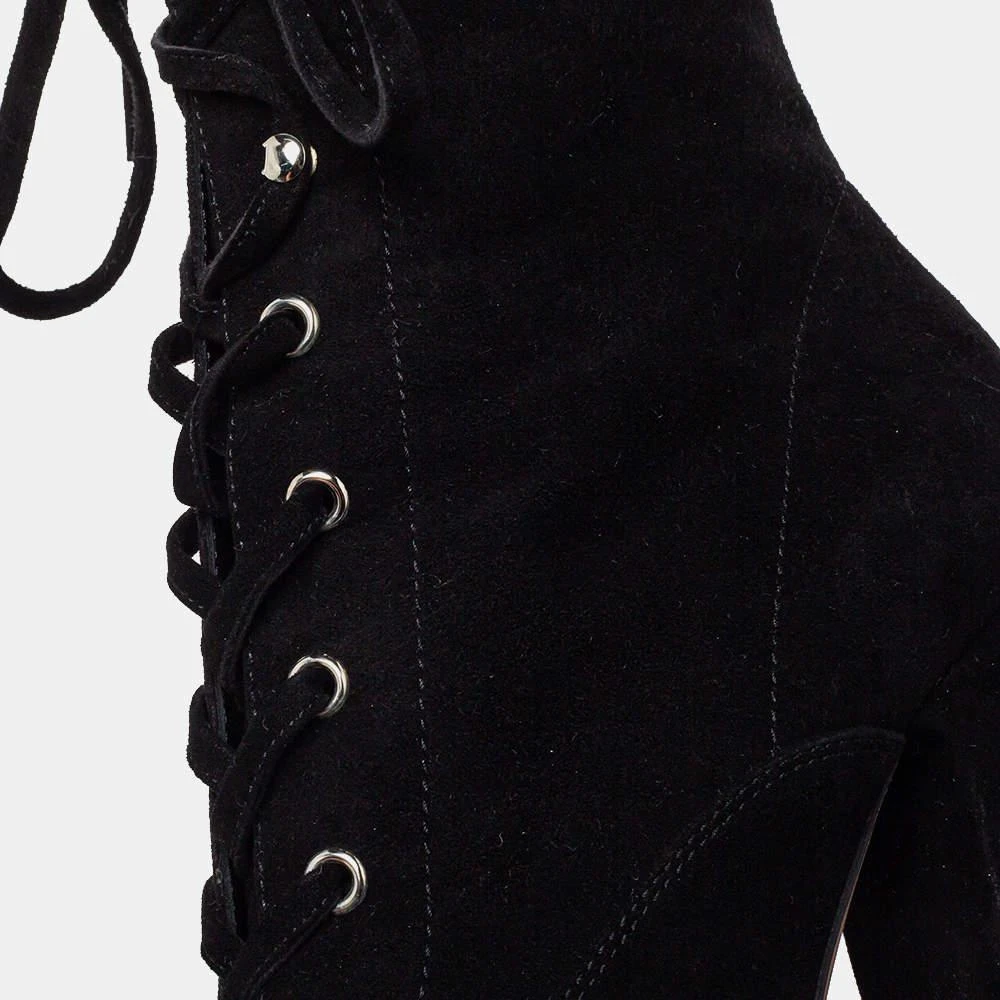Gianvito Rossi Gianvito Rossi Black Suede Ankle Boots Size 39 7