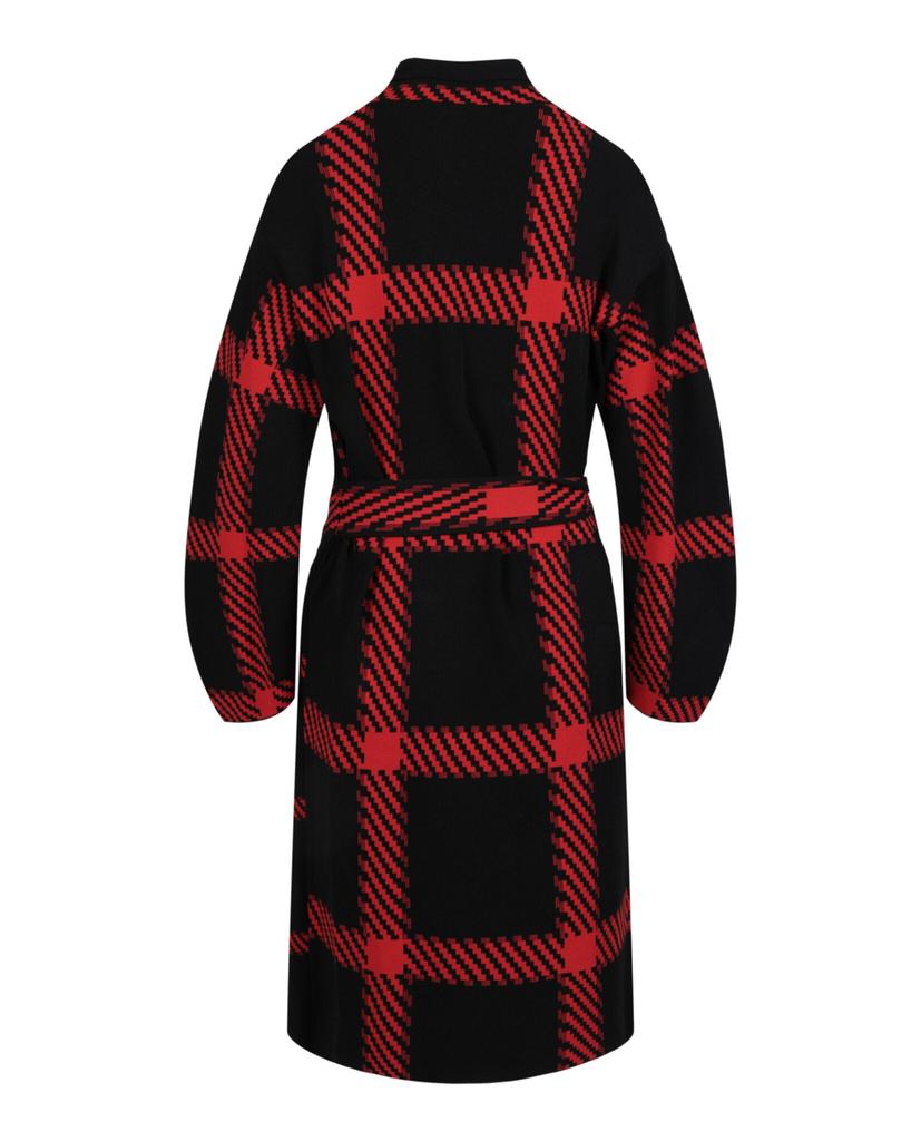 Stella McCartney Check Print Belted Dress