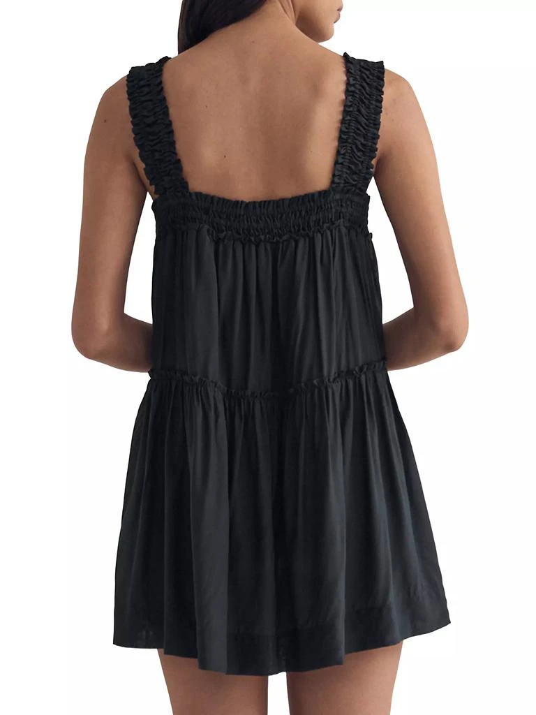 Peony Del Mar Gathered Minidress 4