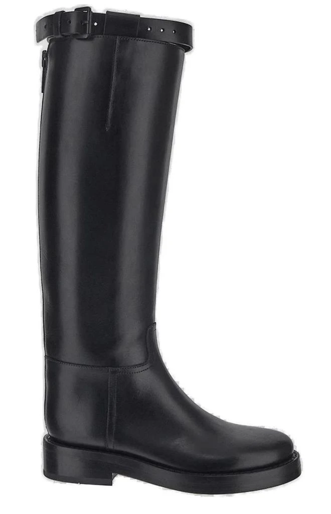 ANN DEMEULEMEESTER Ann Demeulemeester Buckle Detailed Round Toe Boots 1