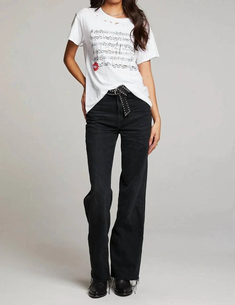 Chaser Chaser - Sheet Music Short Sleeve Tee 4