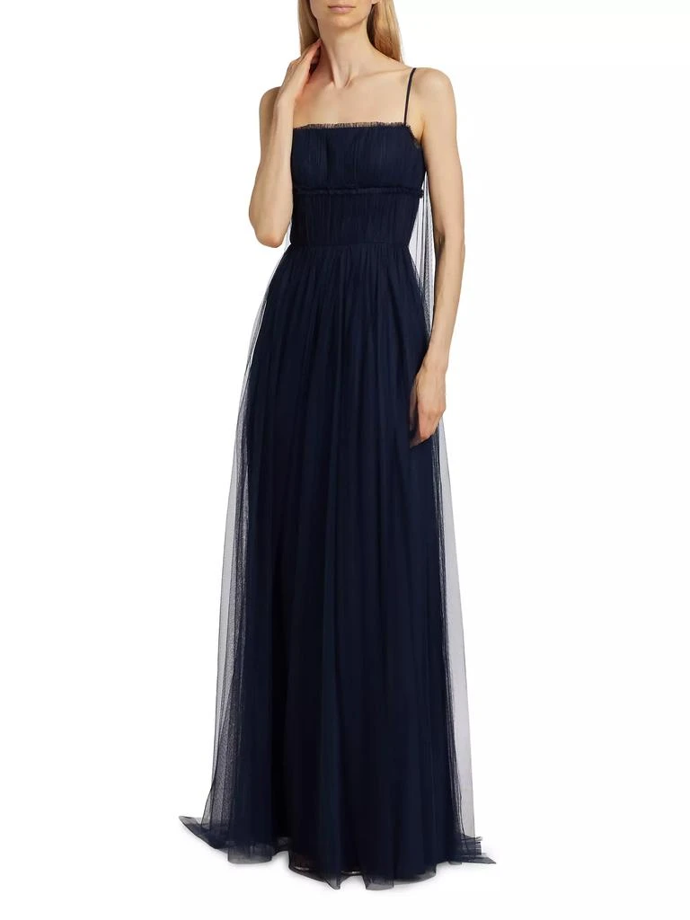 Vera Wang Bride Manuela Tulle Cape A-Line Gown 3