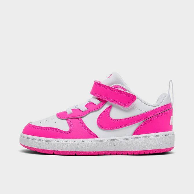 NIKE Kids' Toddler Nike Court Borough Low Recraft Stretch Lace Casual Shoes