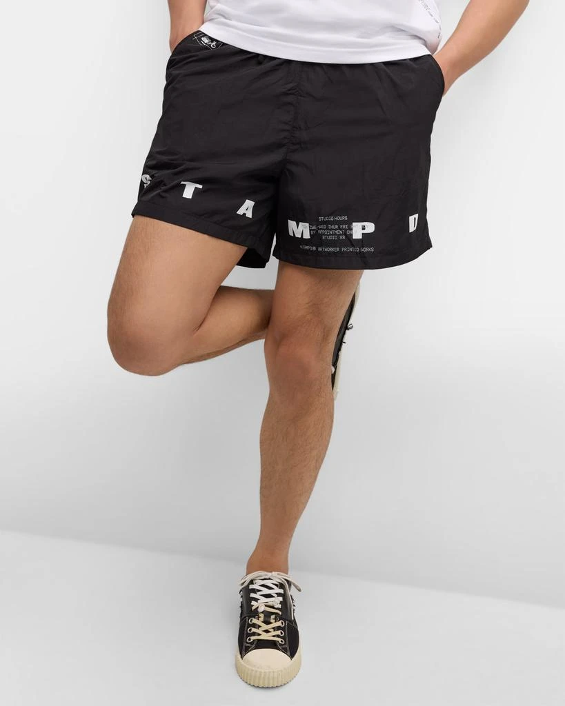 Stampd Men's Transit Logo Trunks 6