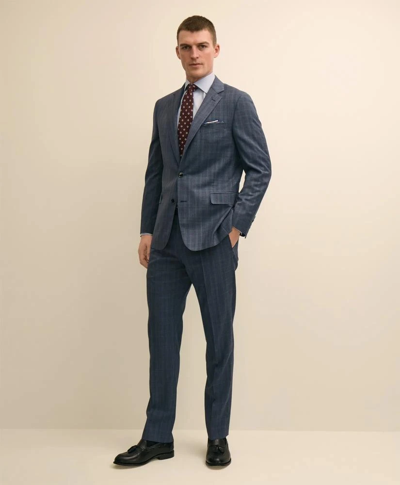 Brooks Brothers Classic Fit Wool Check 1818 Suit