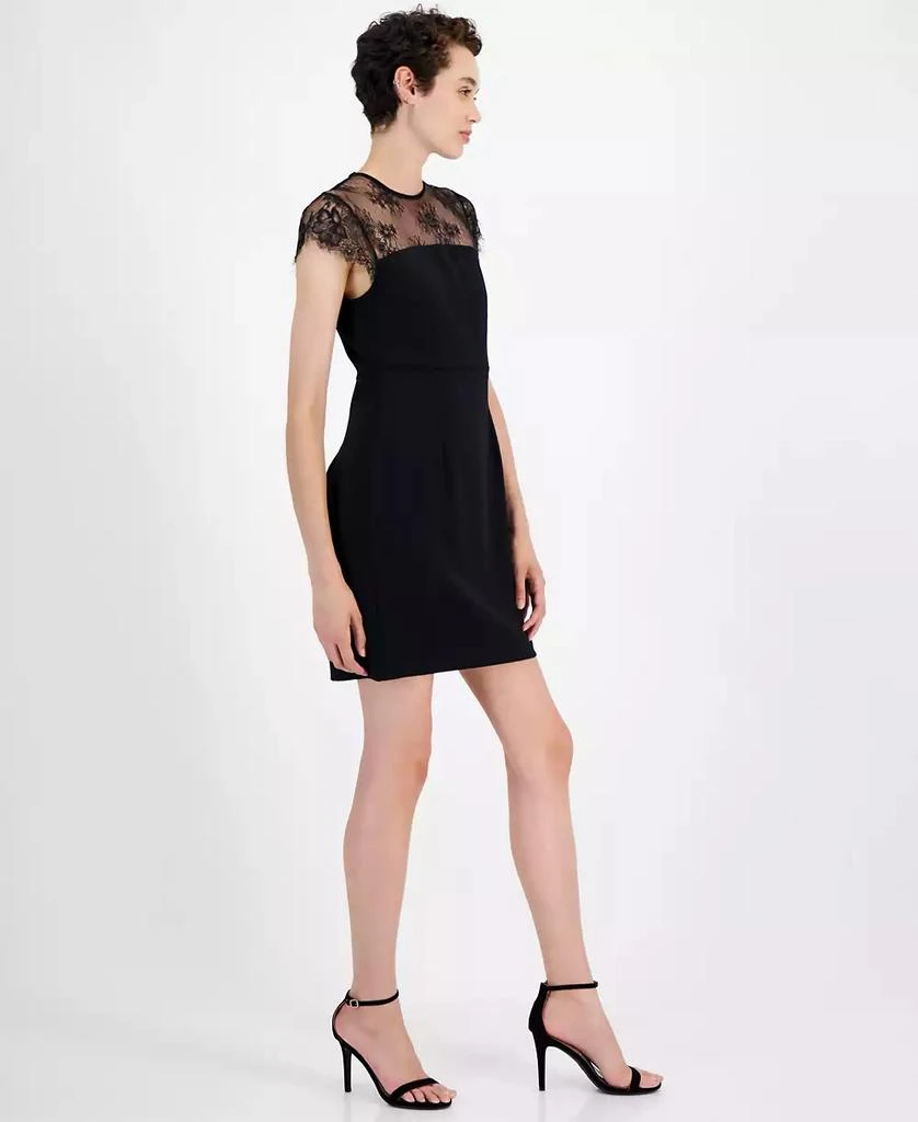 Hugo Boss Women's Domina Lace-Trim Mini Dress 3