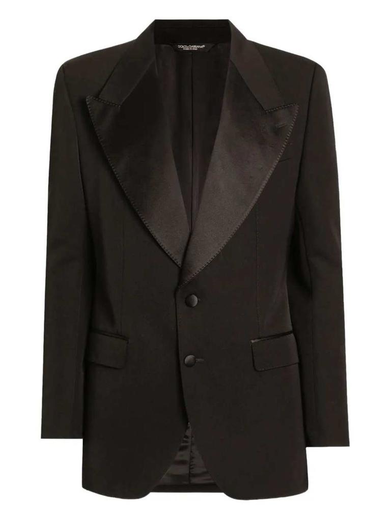 Dolce & Gabbana Dolce & Gabbana Blazer With Satin Lapels