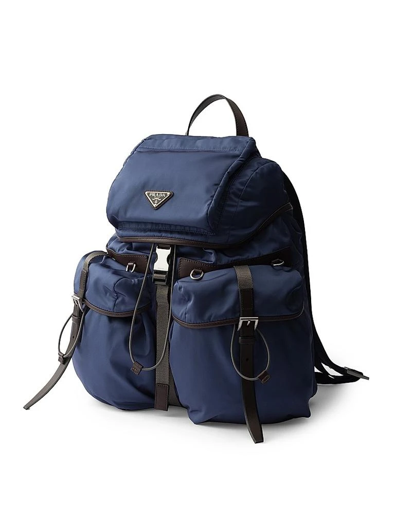 Prada Re-Nylon and Leather Backpack 4
