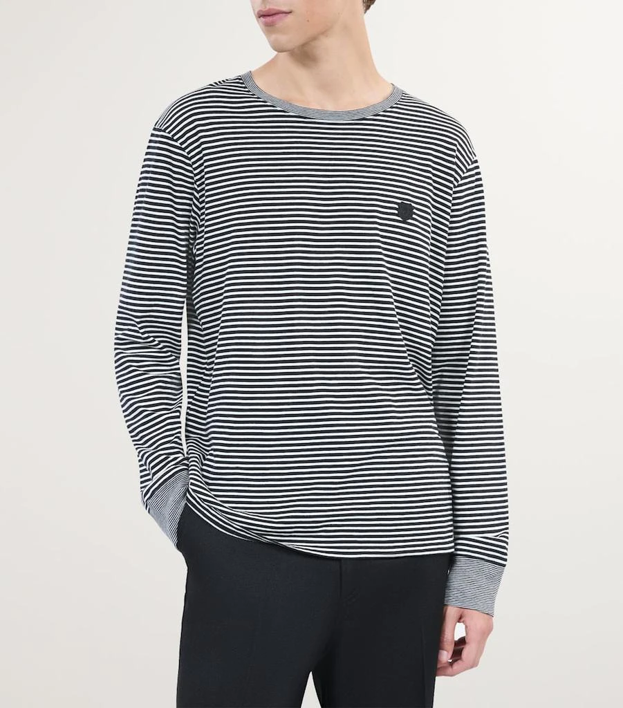 The Kooples Cotton Striped Blazon T-Shirt 7