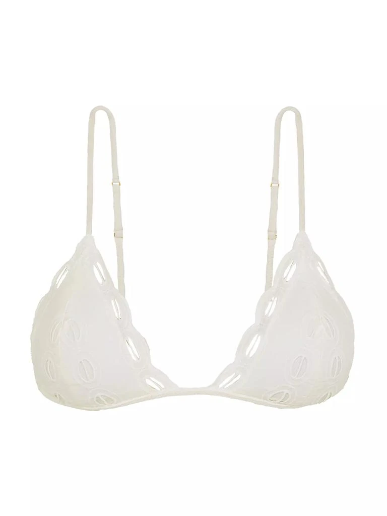 ViX by Paula Hermanny Sea Wanderer Naya Eyelet Triangle Bikini Top 1