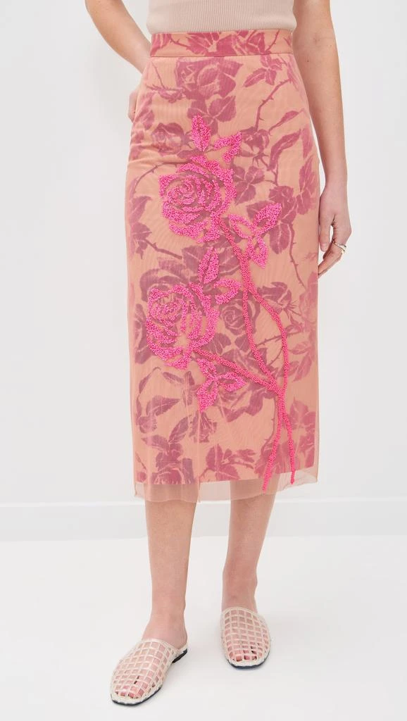Essentiel Hisces Tulle Midi Skirt 1