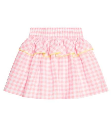 Paade Mode Gingham linen skirt 4