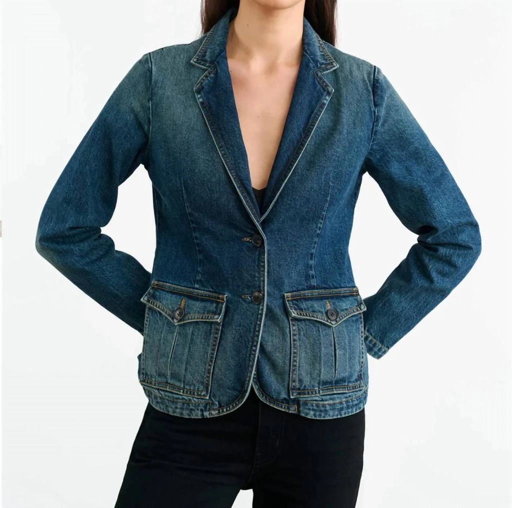 Nili Lotan Nili Lotan - Elton Denim Blazer 3