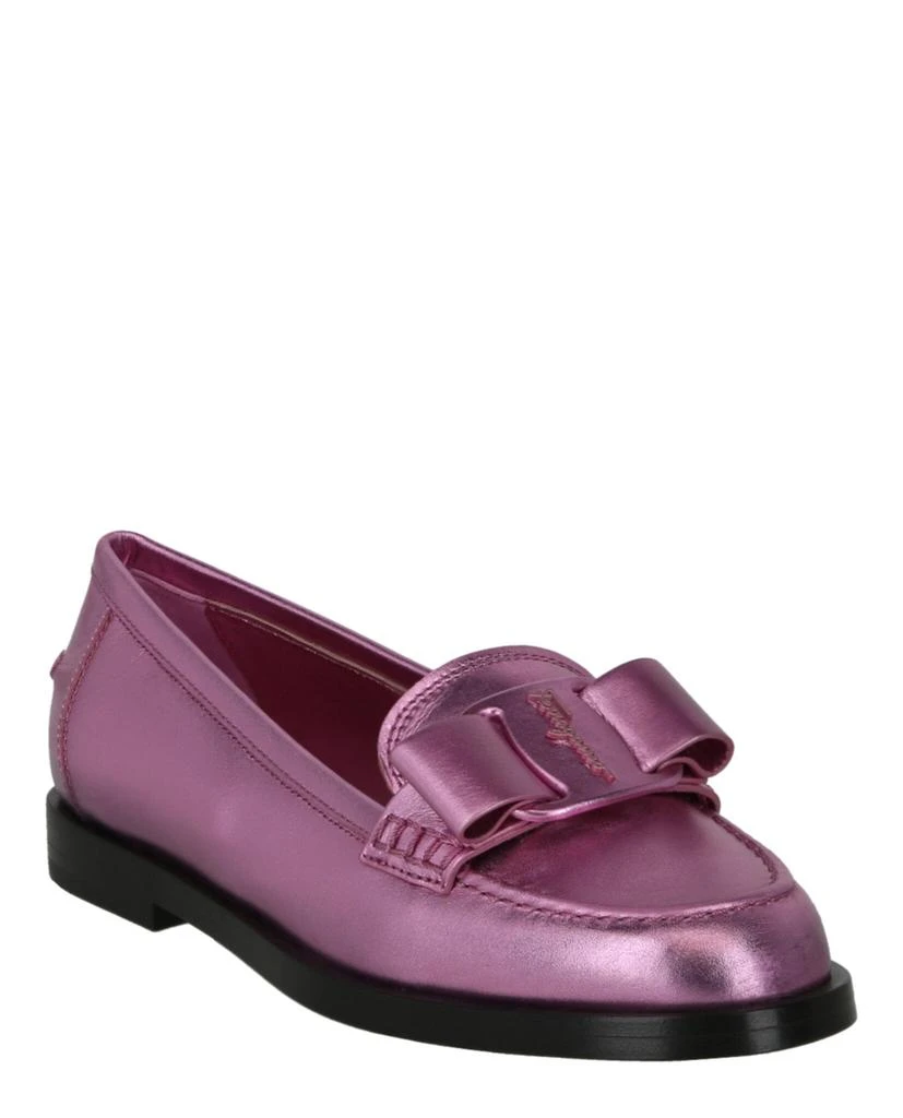 Ferragamo Viva Metallic Loafers 2