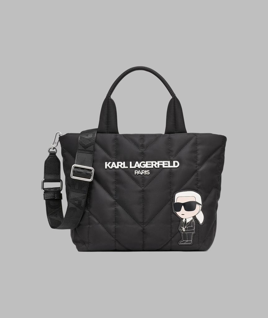 大人気★Karl Lagerfeld Paris ボヤージュナイロントート Amazon.com: KARL LAGERFELD Paris Voyage Tote Black One Size