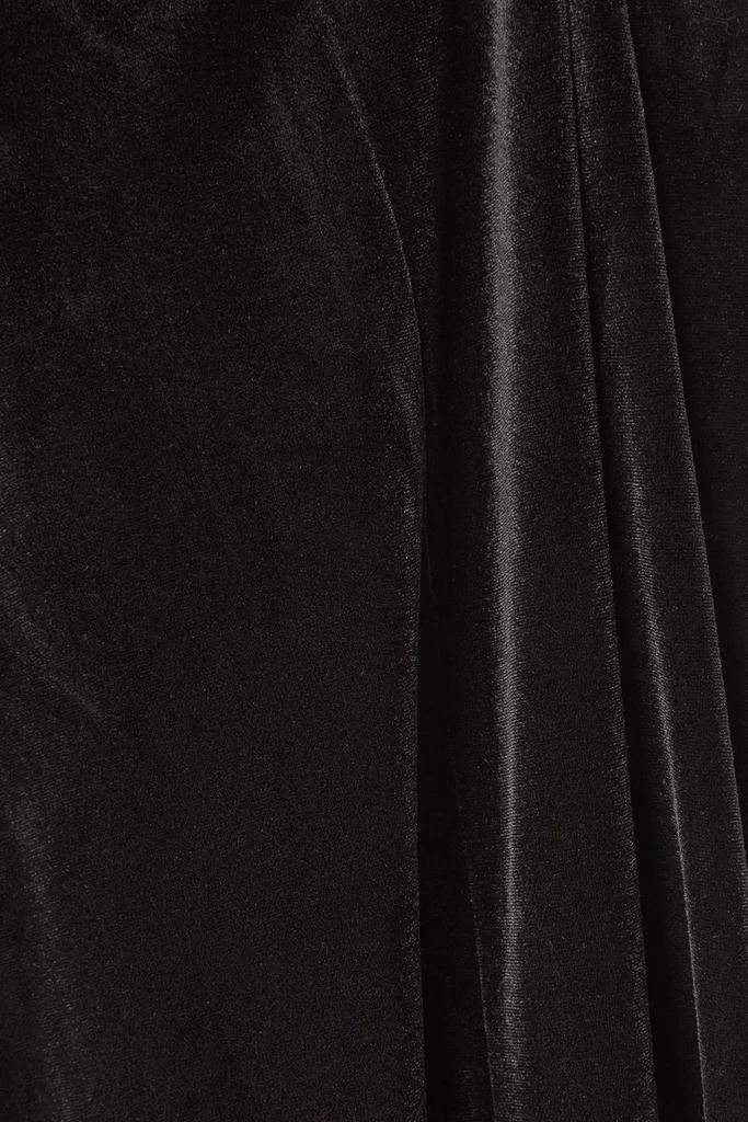 Norma Kamali Stretch-velvet jumpsuit 4