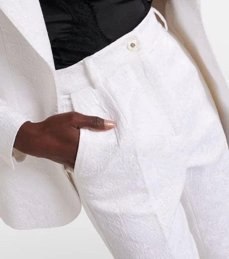 Dolce 
Gabbana Cotton-blend brocade slim pants 4