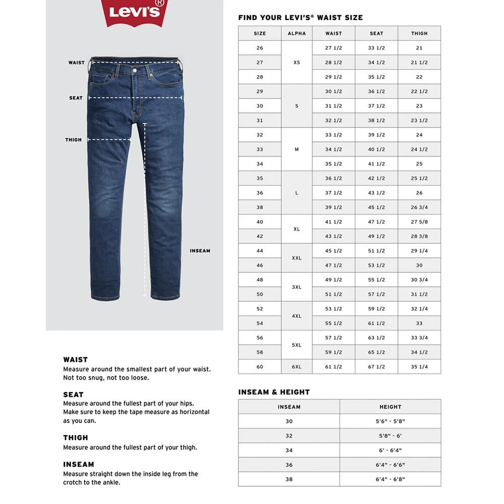 Levi's Men's 501® Originals Premium Straight-Fit Jeans 4