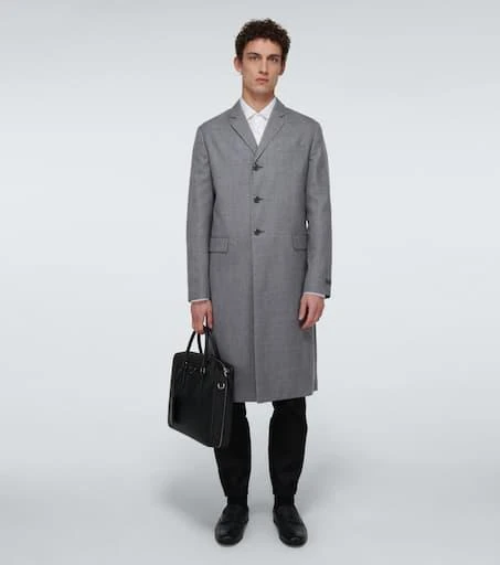 Prada Single-breasted wool coat 2