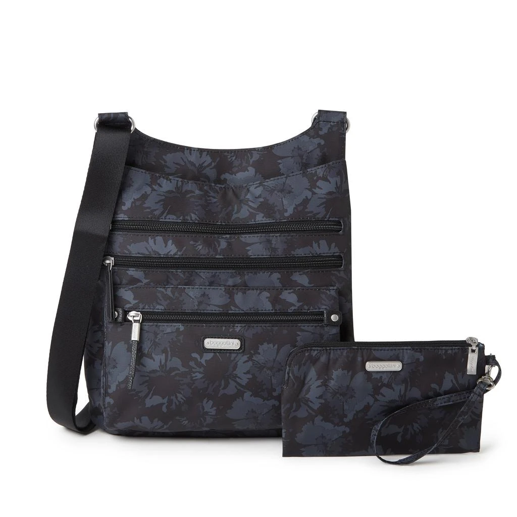 Baggallini Women's Around Town Bagg Crossbody Bag with RFID Phone Wristlet 7