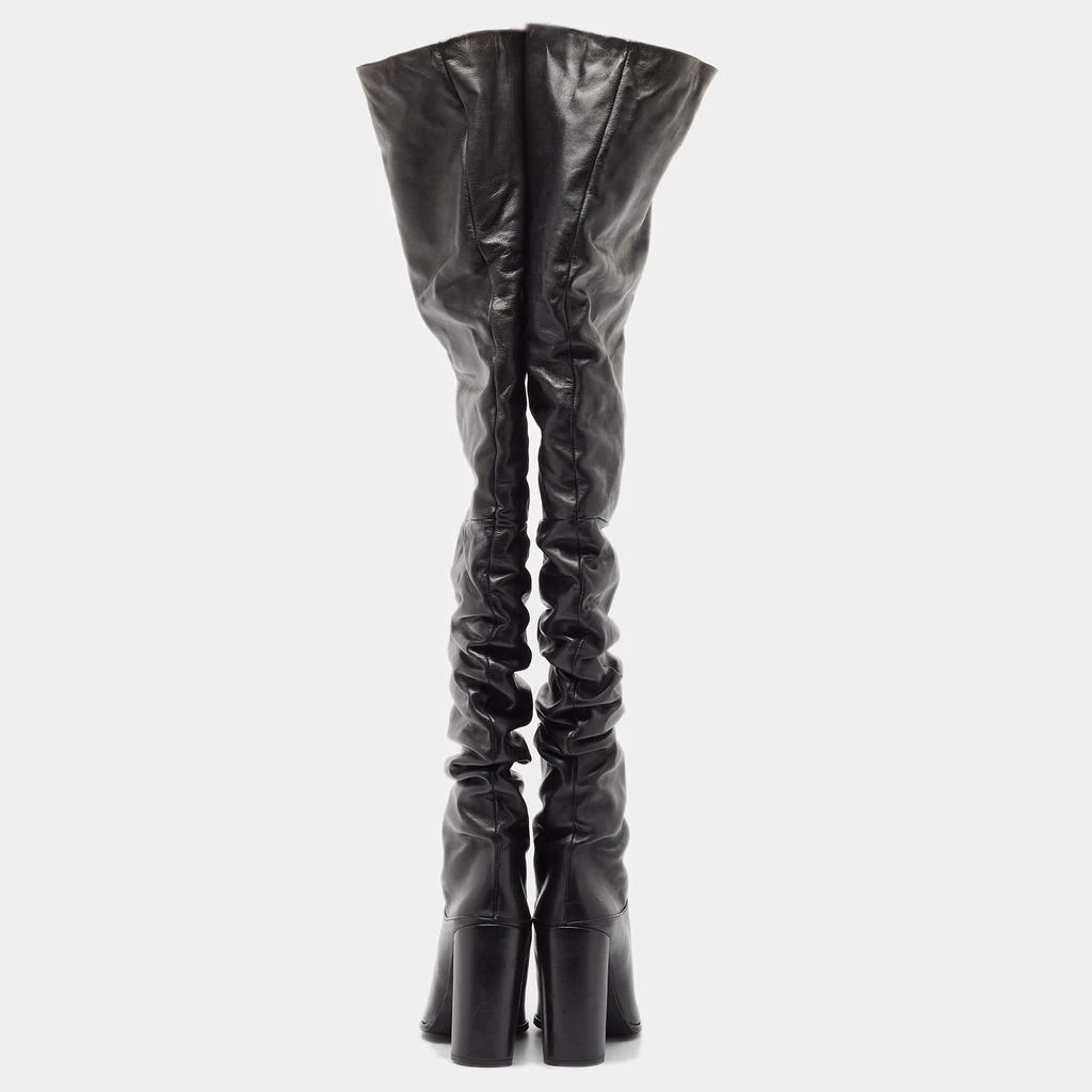 Stuart Weitzman Stuart Weitzman Black Leather Histyle Over The Knee Boots Size 42.5 5