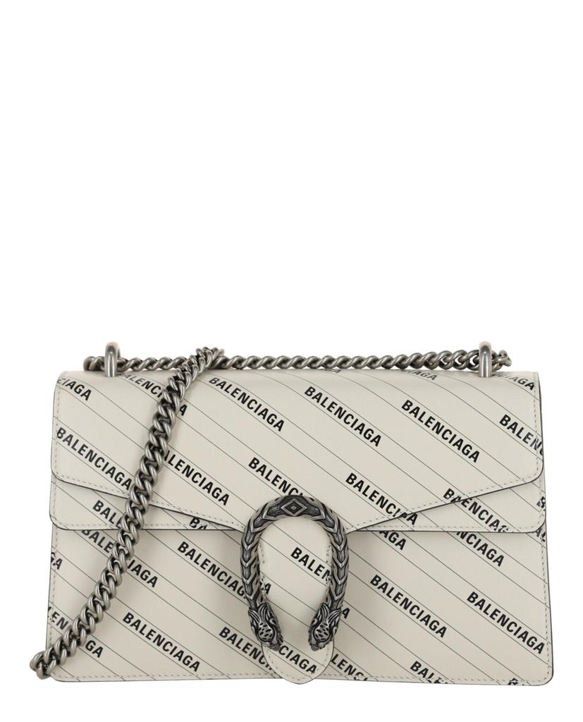 Gucci X Balenciaga Logo Print Dionysus Shoulder Bag