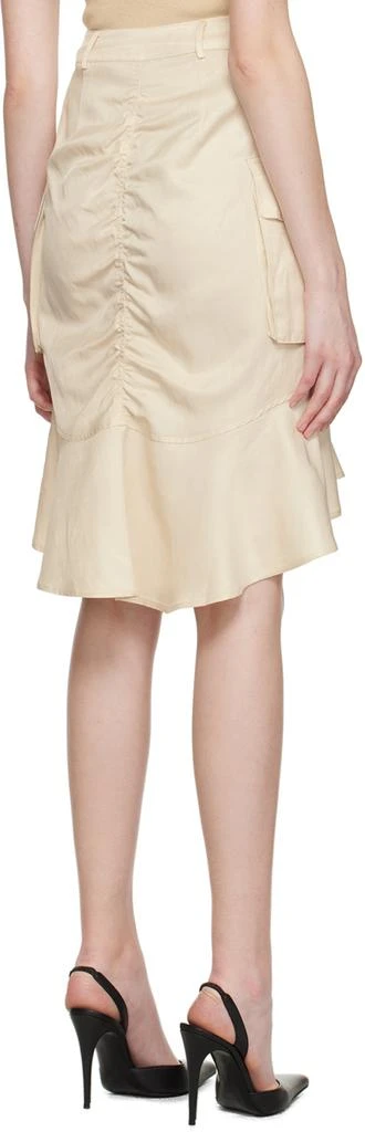 LVIR Beige Mermaid Midi Skirt 3