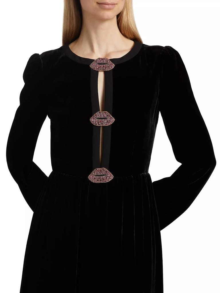 Saloni Camille Bows Dress 6