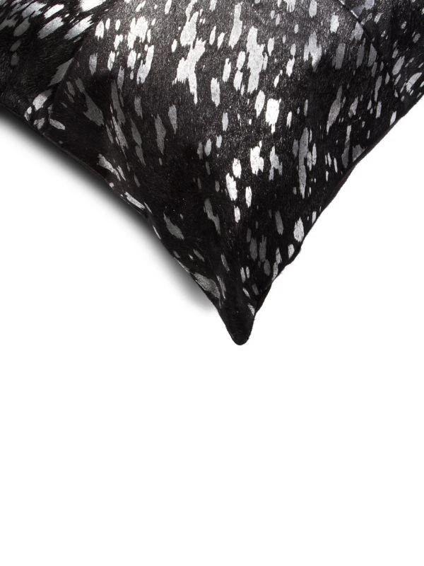 Natural 2-Pack Quattro Metallic Cowhide Pillow Set 2