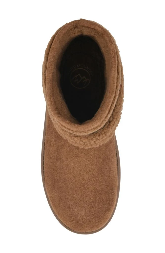 White Mountain Icons Faux Shearling Trim Bootie 4