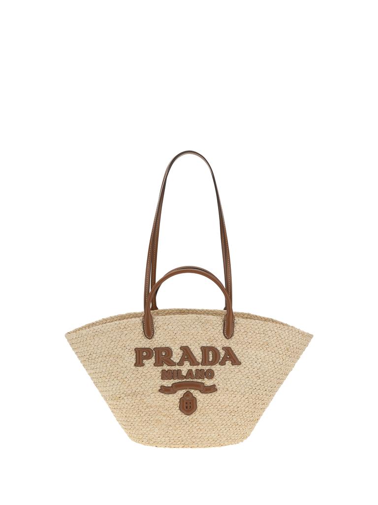 Prada Raffia Tote Bag