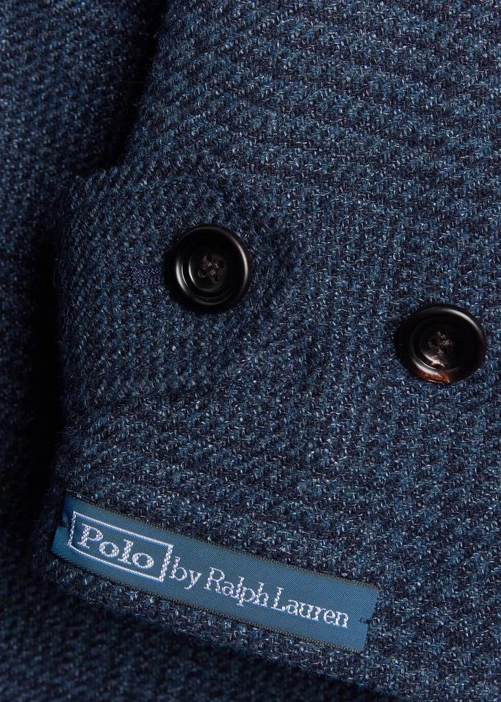 Ralph Lauren Balmacaan reversible belted wool and silk-blend coat 5