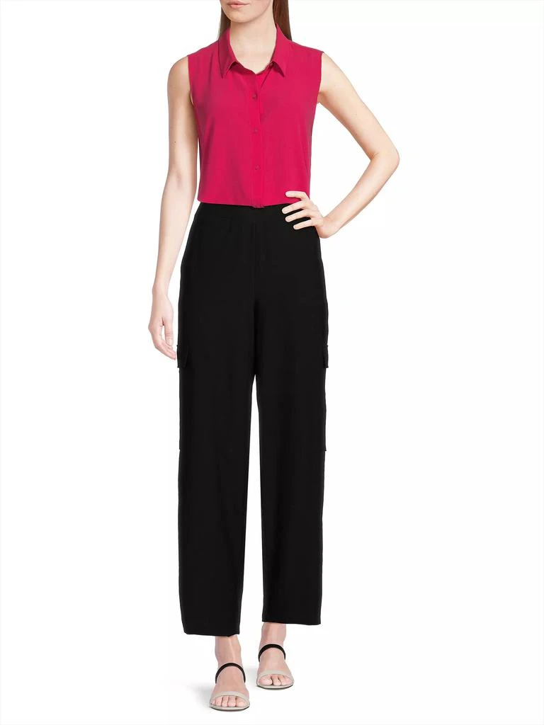 Eileen Fisher Silk Sleeveless Shirt 2