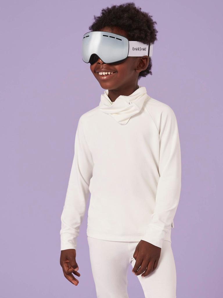 Roarsome Kids Ski Goggles in Silver