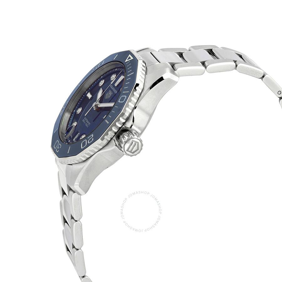 Tag Heuer Aquaracer Automatic Diamond Blue Dial Ladies Watch WBP231B.BA0618