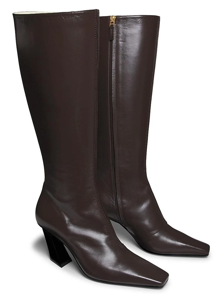 Bottega Veneta Lewis 75MM Leather Knee-High Boots 2