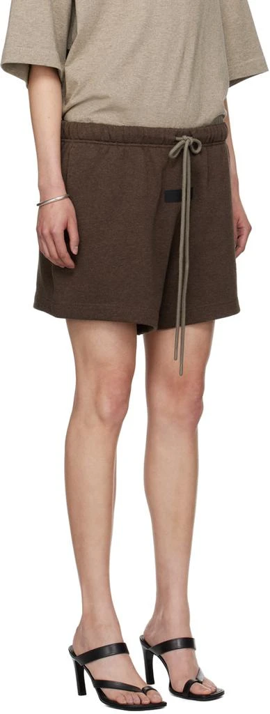 Essentials Brown Drawstring Shorts 2