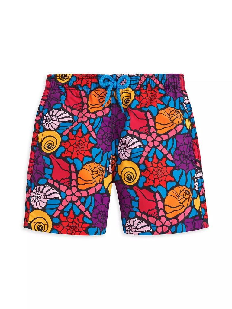 Vilebrequin Little Boy's & Boy's Noumea Seashell Print Swim Shorts 1