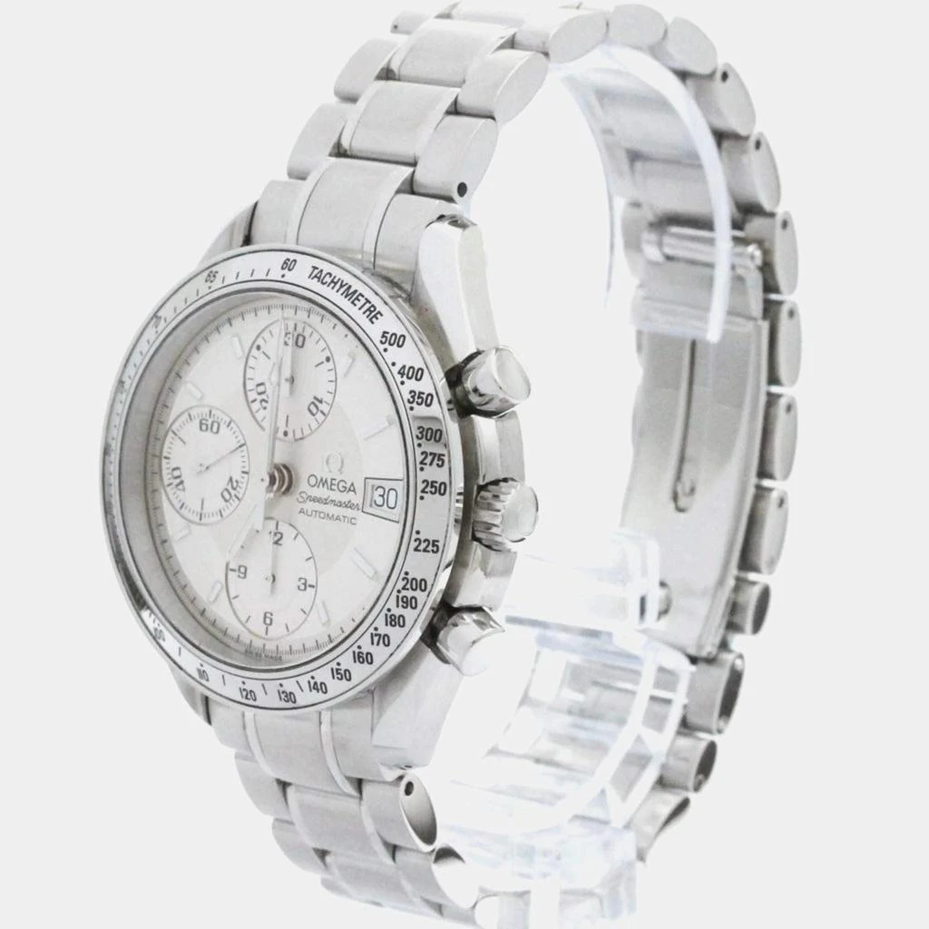 Omega Omega Silver Stainless Steel Speedmaster 3513.30 Automatic Men's Wristwatch 39 mm 2