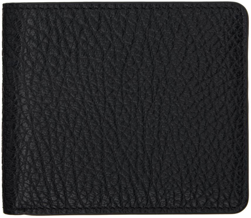 MAISON MARGIELA Black Four Stitches Wallet - Wallets