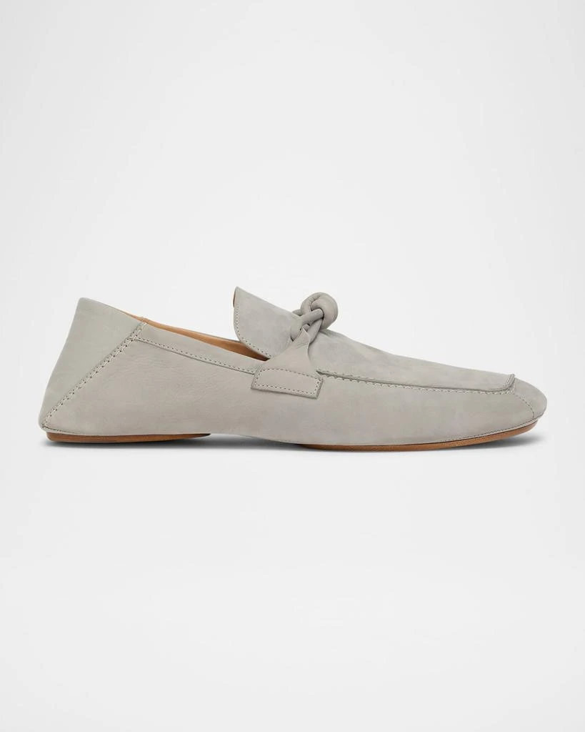 Bottega Veneta Men's Daddy Nubuck Collapsible-Heel Loafers 1